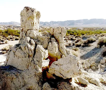 Roca que contiene el mineral Guerita. 